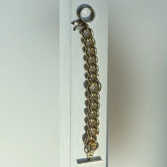 Vintage VS Gold Tone Chunky Bracelet - Picture 4 of 4